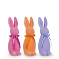 11.5" Flocked Bunny