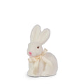 6" Ivory Flocked Sitting Bunny