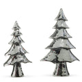 Christmas Carousel Collection - Silver Layered Disco Ball Tree