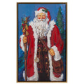 Christmas Carousel Collection - 21.5" Father Christmas Framed Wall Art