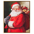 Christmas Carousel Collection - 21.5" Jolly Delivery Framed Wall Art