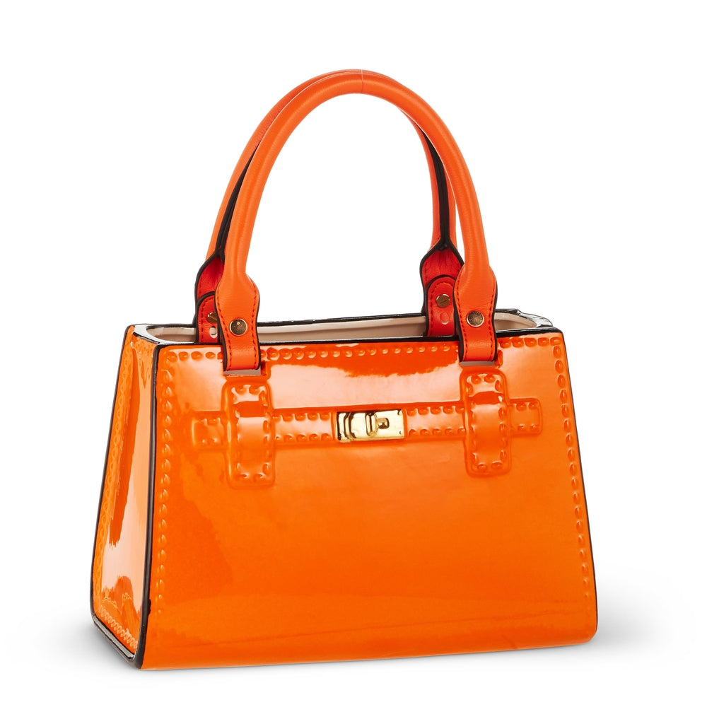 9.5" Orange Purse Vase