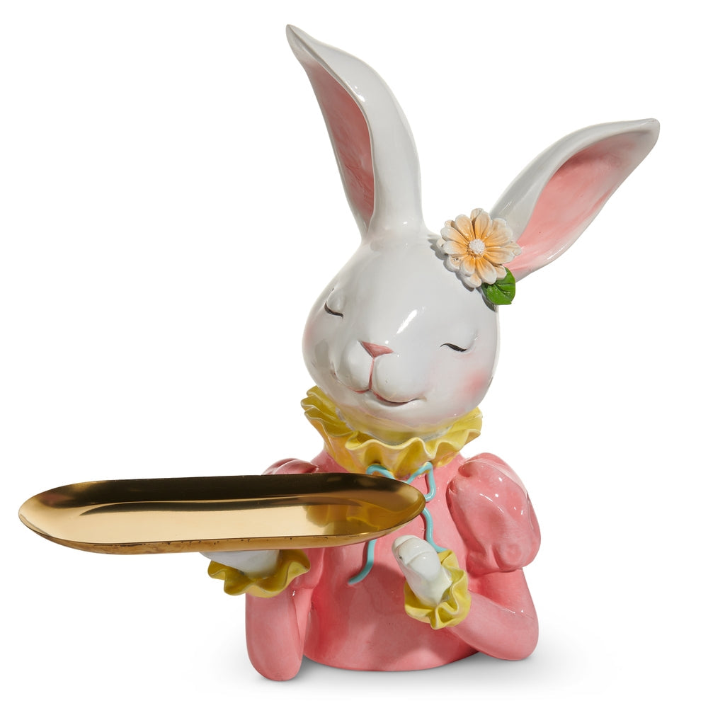 11.75" Bunny Table Top with Tray