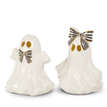 9.5" Lighted Ghost with Bow