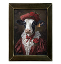 12" x 16" Cupids Valentine Cow Wall Art