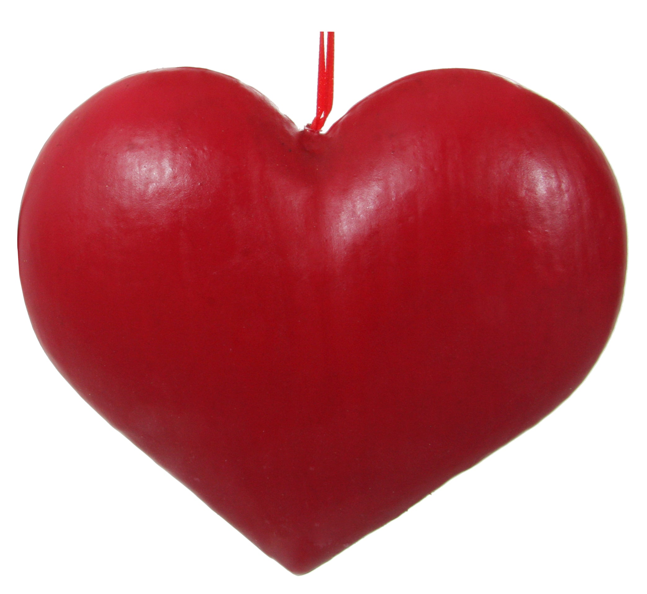Valentine's Day - 7.4" RED HEART ORNAMENT