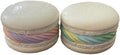 Santa's Sweet Shoppe Collection - Set of 2 - Rainbow Macaron Ornaments