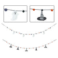 Ghost and Witch Hat Garland - SET OF 2