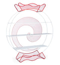 79" Peppermint Candy Shelf