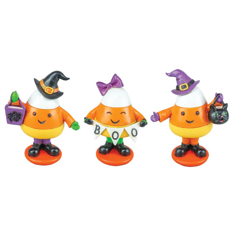 Candy Corn Trick or Treaters - Set of 3
