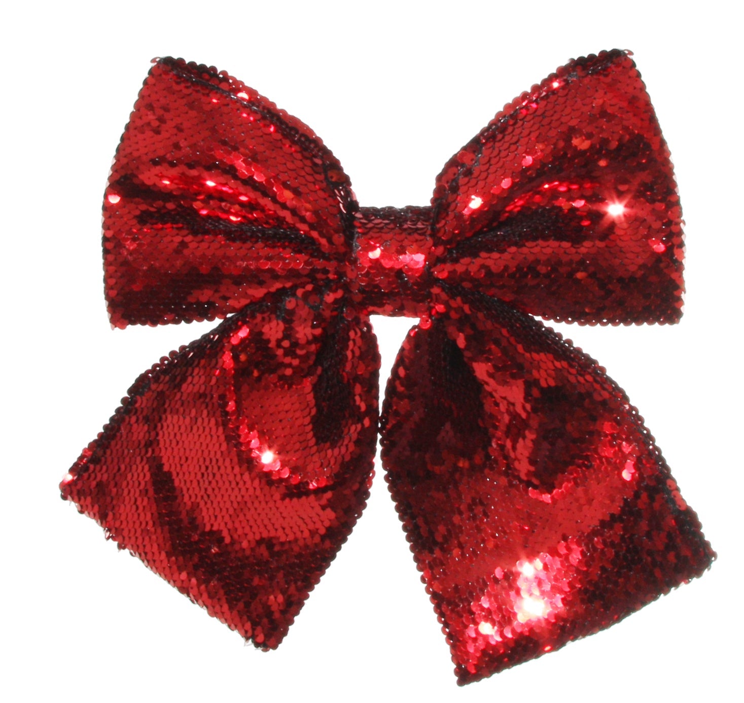 Valentine's Day - 10.2" RED SEQUIN BOW