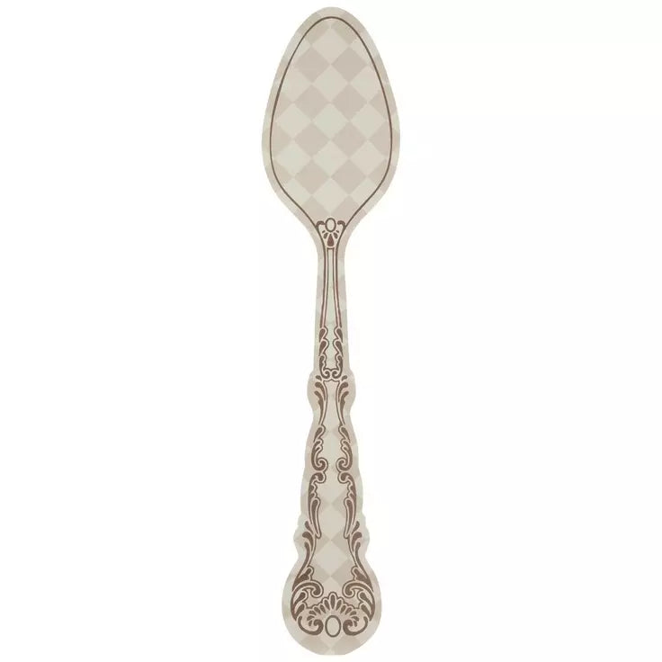 35" Checkered Utensil Wood Wall Decor