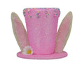 5.5" PINK GLITTER BUNNY HAT