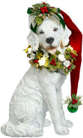 Christmas Carousel Collection - 18.5" Christmas Dog with LED