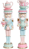 Santa's Sweet Shoppe Collection - 16" Pots and Cups Hat Nutcracker - SET OF 2