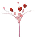 11" GLITTER HEART PICK