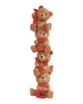 Valentine's Day.- Resin 12" Stacked LOVE Bears