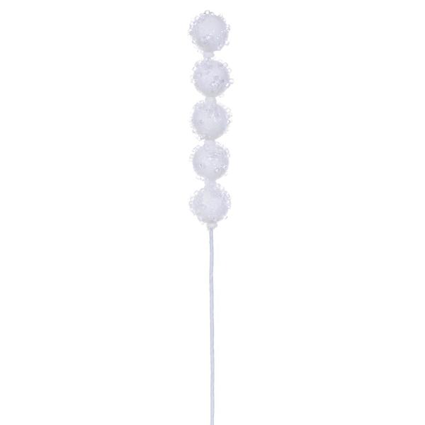 Santa's Sweet Shoppe Collection - Luxe 15" Sugar Ball Pick