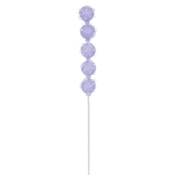 Santa's Sweet Shoppe Collection - Luxe 15" Sugar Ball Pick