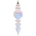 Santa's Sweet Shoppe Collection - Luxe Enamel 7.5" Iridescent Glossy Finial Ornament