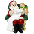 Christmas Carousel Collection - 8" Mr. Claus Figurine with Dog