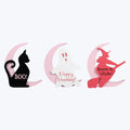 Halloween Carnival 10" - Pink Halloween Wood Tabletop Word Signs - SET OF 3