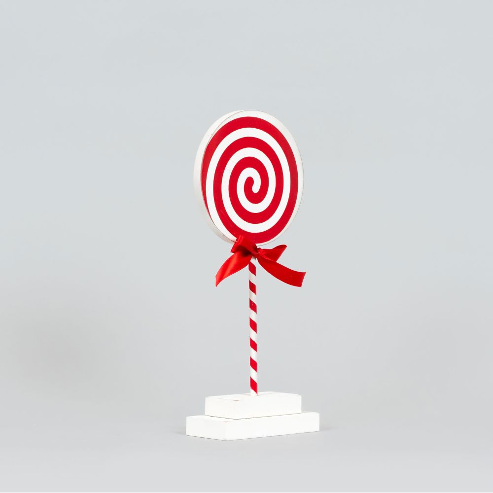 10" Wood Shape On Stand (LOLLIPOP)