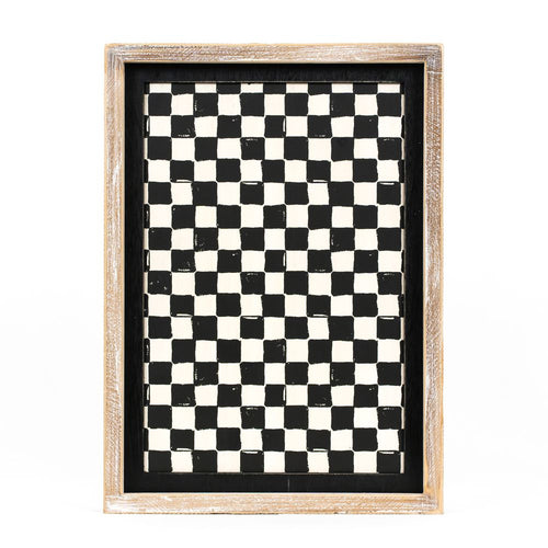 10x14 Reversible Wood Frame Sign