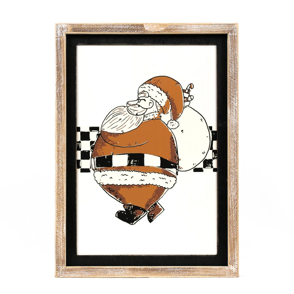 10x14 Reversible Wood Frame Sign