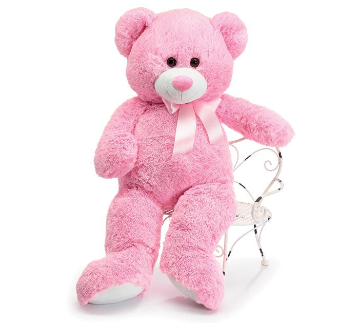 Valentine's Day - 36"H LARGE PINK BEAR