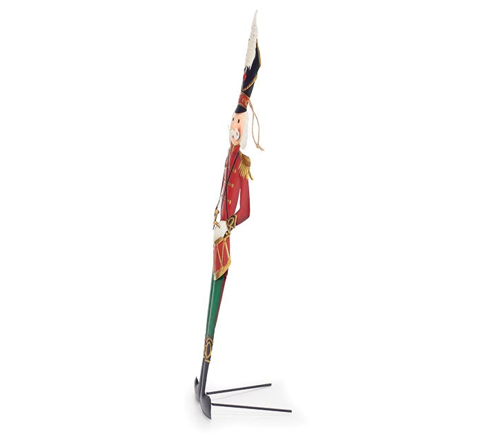 Christmas Carousel Collection - 30" TIN CHRISTMAS SOLDIER DECOR