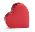 Valentine's Day - 5" SATIN RED HEART VASE