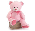 Valentine's Day - 32"H LARGE PINK BEAR WITH DUSTY ROSE FEET