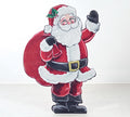 Christmas Carousel Collection - 33.5" SANTA CLAUS PORCH SIGN