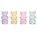 7" IRIDESCENT GLASS BUBBLE VASE