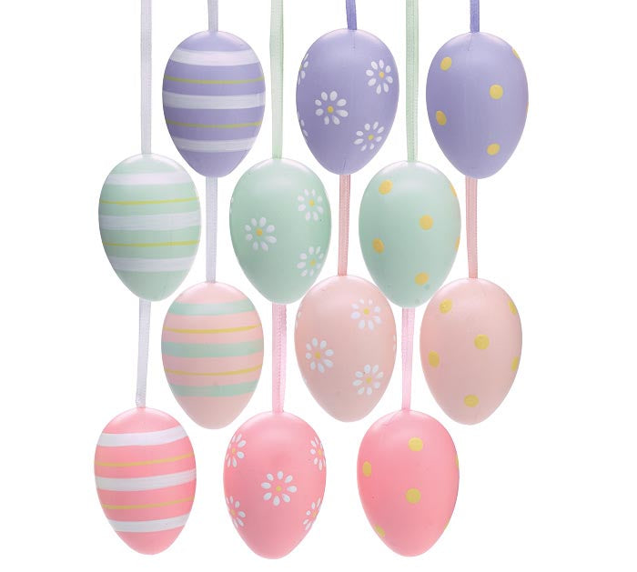 2.5" EGG ORNAMENT - SET OF 12