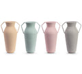 11.75" TIN URN VASE WITH HANDLES