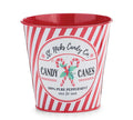 Santa's Sweet Shoppe Collection 4" CANDY CANE POT COVER