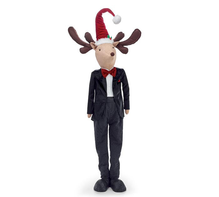 Christmas Carousel Collection - 72" MR TUXEDO MOOSE