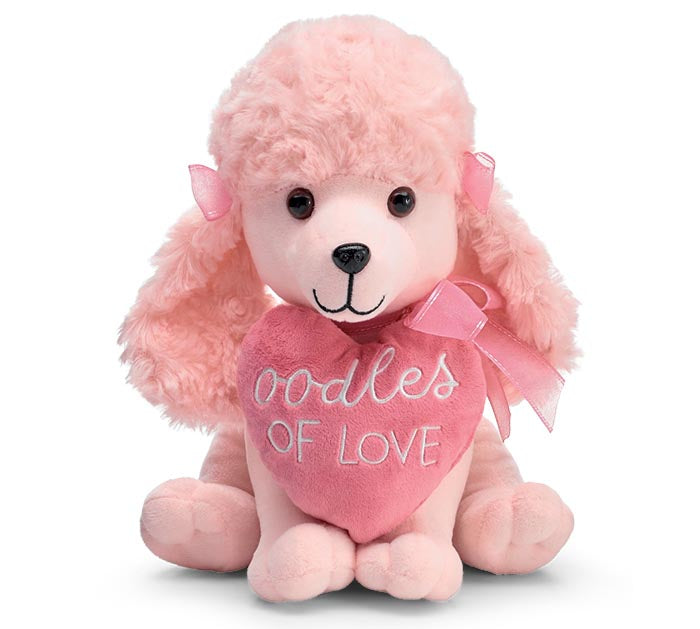 Valentine's Day - 10" PLUSH PINK POODLE OODLES OF LOVE