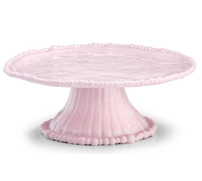 Valentine's Day - 4"H x 11"W PINK CAKE PEDESTAL