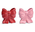 Valentine's Day - 6.25" CERAMIC BOW VASE