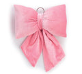 11" PINK PLUSH VELVET BOW