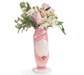 8" PINK BALLERINA SHOE CERAMIC VASE