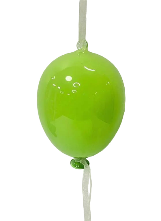 5.6" LUXE GLASS BALLOON ORNAMENT