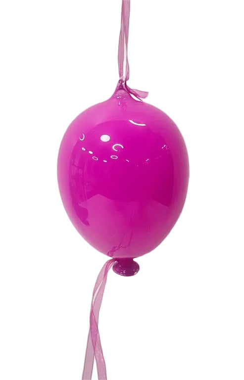 5.6" LUXE GLASS BALLOON ORNAMENT