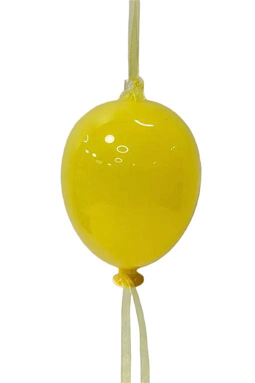 5.6" LUXE GLASS BALLOON ORNAMENT