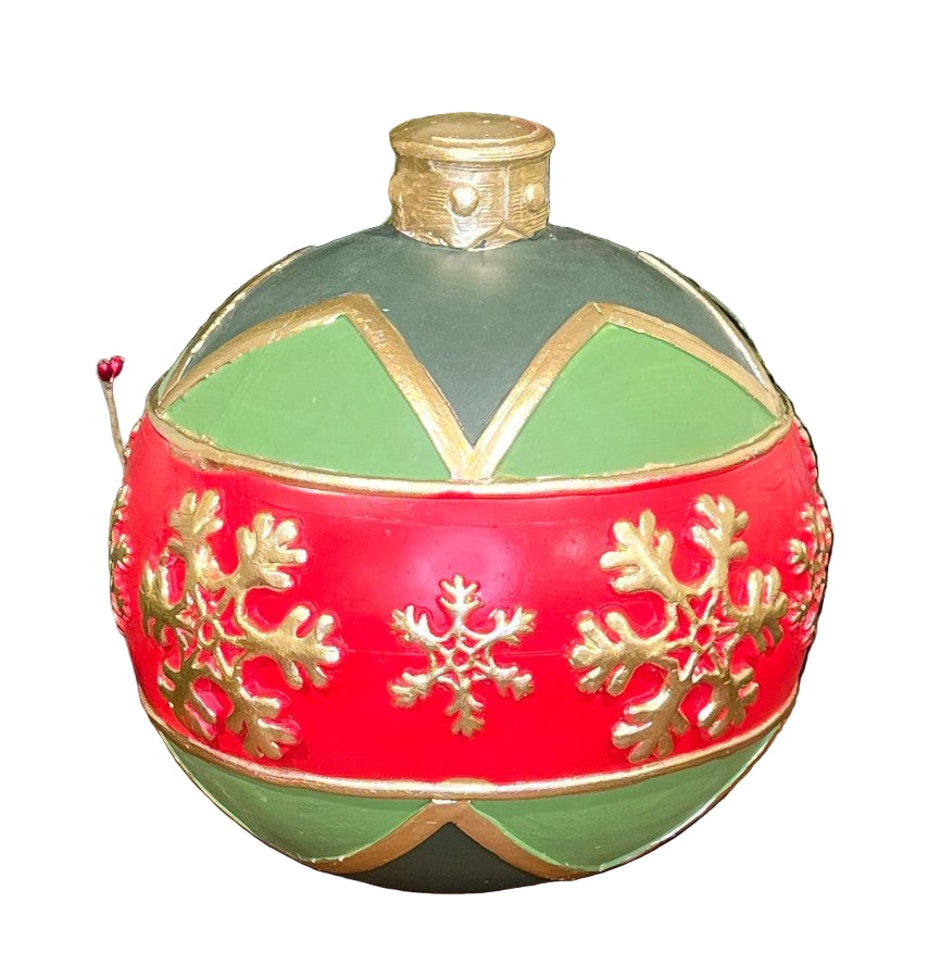Christmas Carousel Collection - 8.5" SNOWFLAKE TABLE TOP ORNAMENT