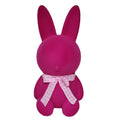 16" Pink Flocked Bunny
