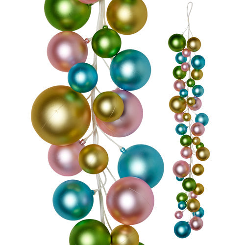 4FT PASTEL PEARL BALL GARLAND